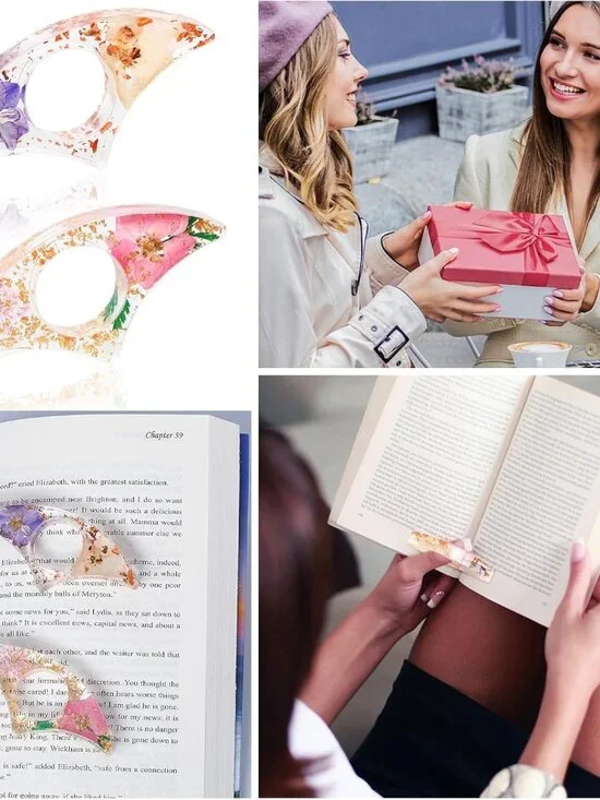 Book Page Holder, 2PCS Thumb Book Page Holder, Book Accessories for Reading Love - Picture 5 of 7